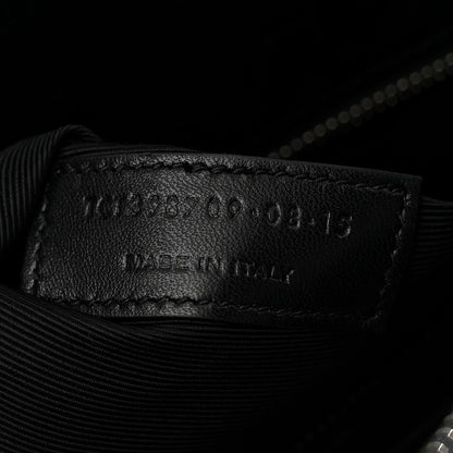 Saint Laurent Calfskin Crocodile Embossed Small Sac de Jour Black 7 of 11