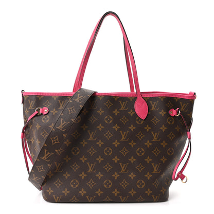 Louis Vuitton Monogram Inside Out Neverfull Bandouliere MM Rose Pondichery 1 of 9