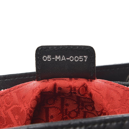 Christian Dior Lambskin Cannage Medium Lady Dior Black 9 of 13