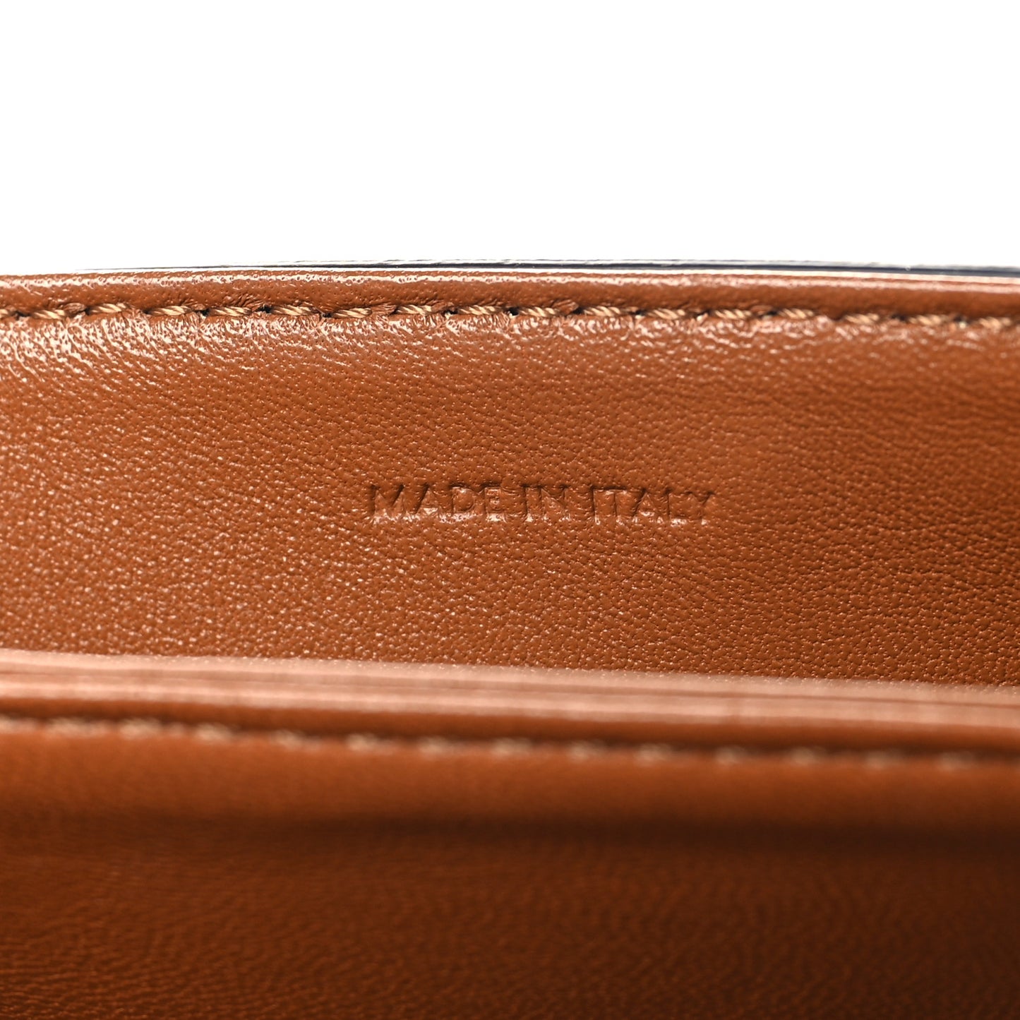 Textile Natural Calfskin Teen Triomphe White Tan