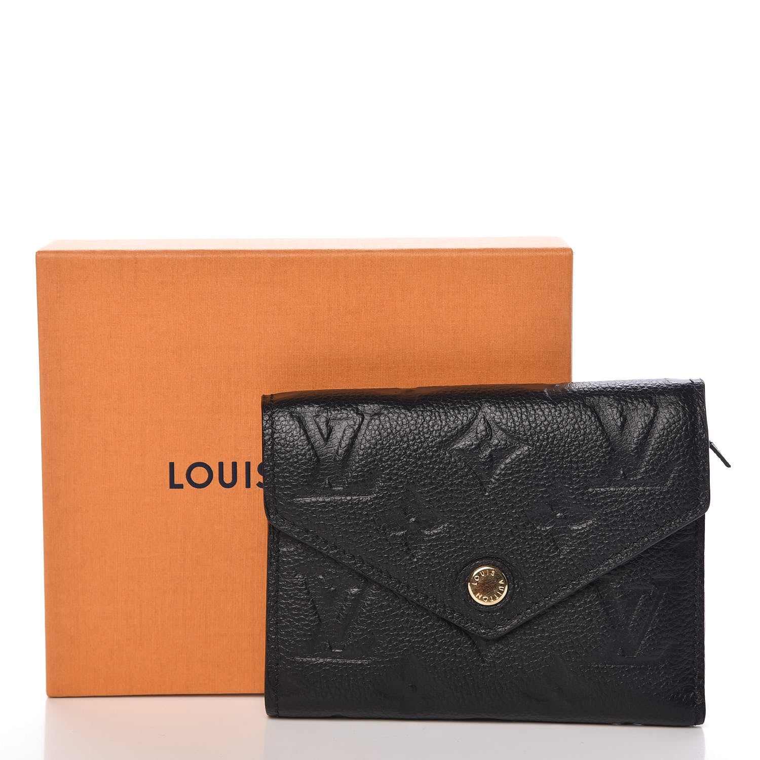 Louis Vuitton Empreinte Victorine Wallet Black 7 of 7