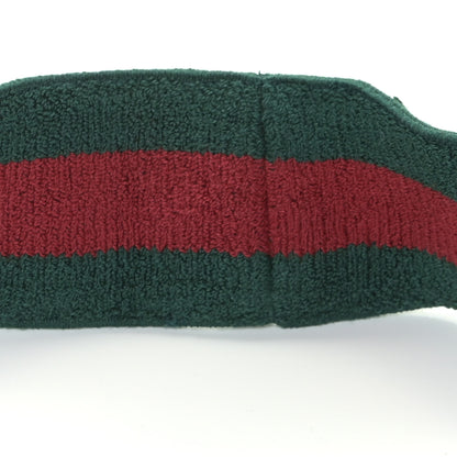 Gucci Vinyl Web Visor L Green Red 6 of 7