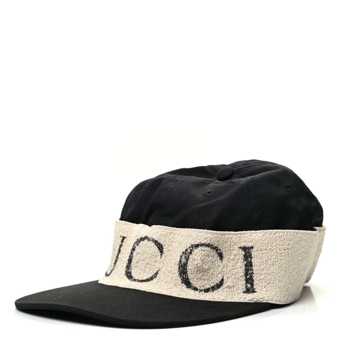 Gabardine Gucci Headband Baseball Hat L Black
