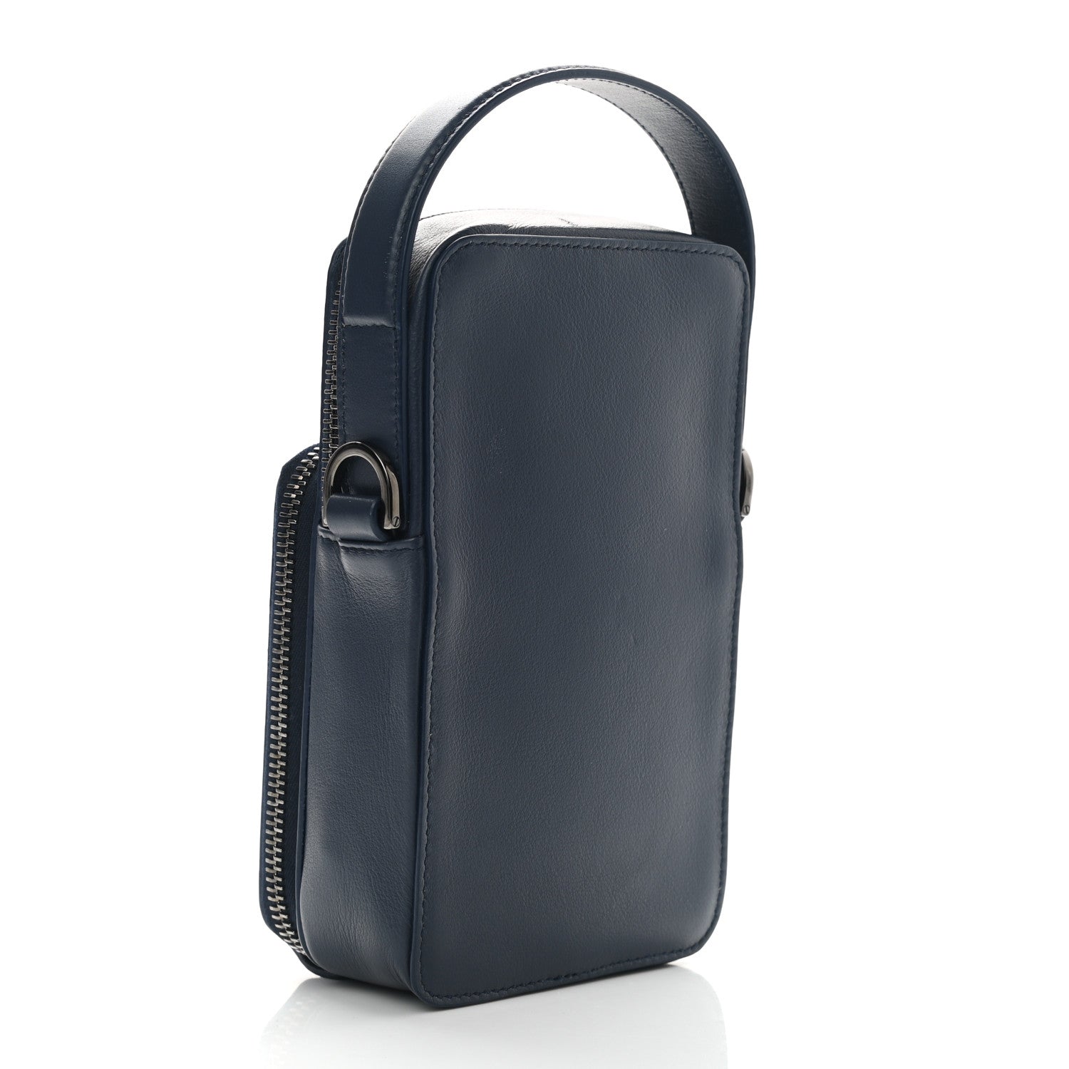 Christian Dior Calfskin Crossbody Bag Navy Blue 3 of 7