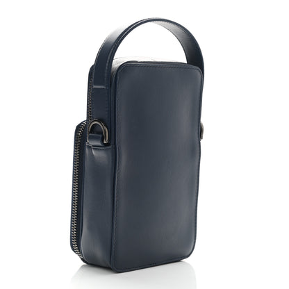 Christian Dior Calfskin Crossbody Bag Navy Blue 3 of 7