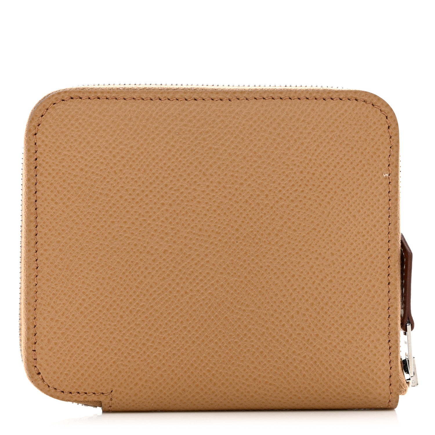 Hermes Epsom Silk'in Compact Wallet Chai 1 of 8