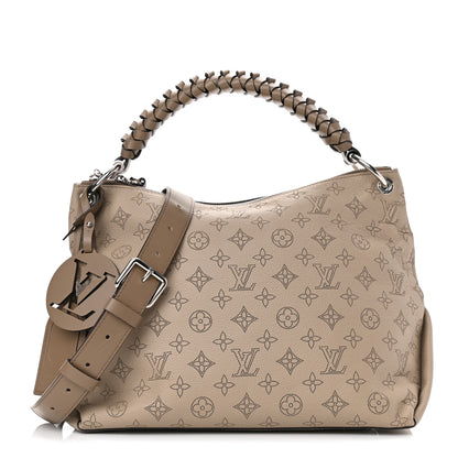 Louis Vuitton Mahina Beaubourg Hobo MM Galet 3 of 13