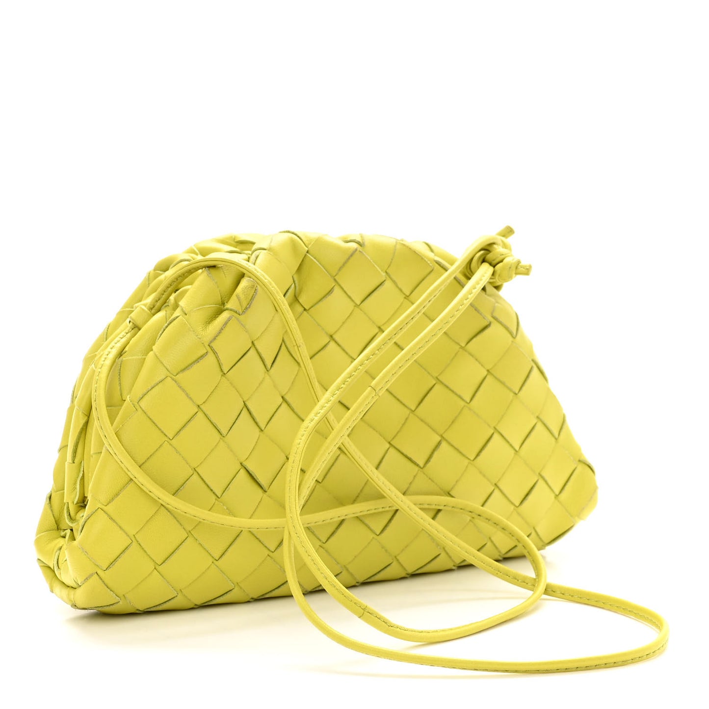 Nappa Intrecciato The Mini Pouch Kiwi