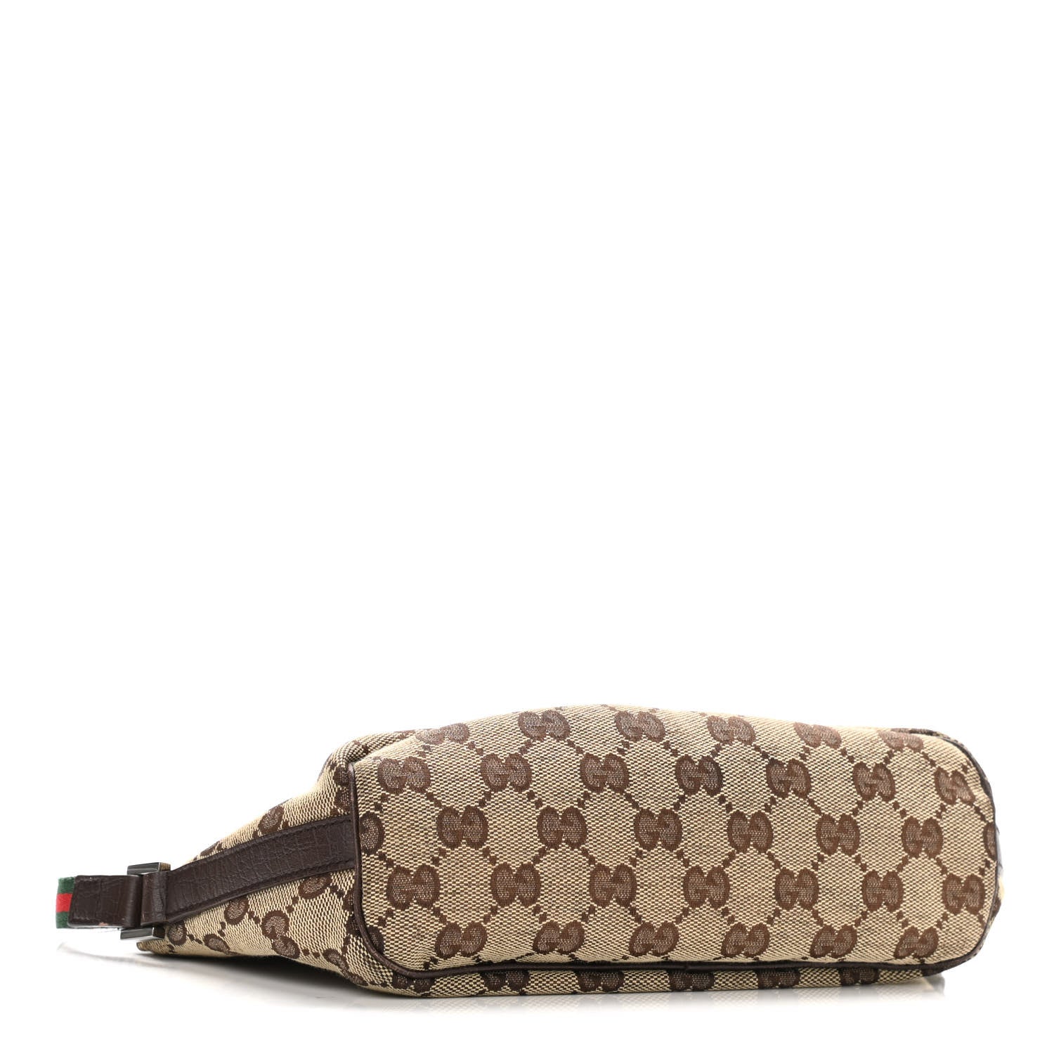 Gucci Monogram Web Boat Pochette Brown 4 of 10