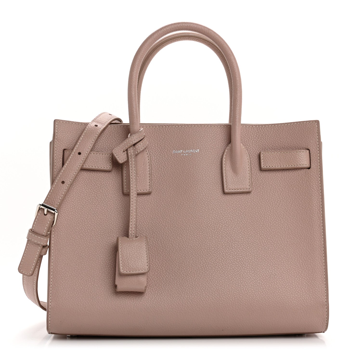 Saint Laurent Smooth Calfskin Baby Sac De Jour Pale Blush 1 of 11