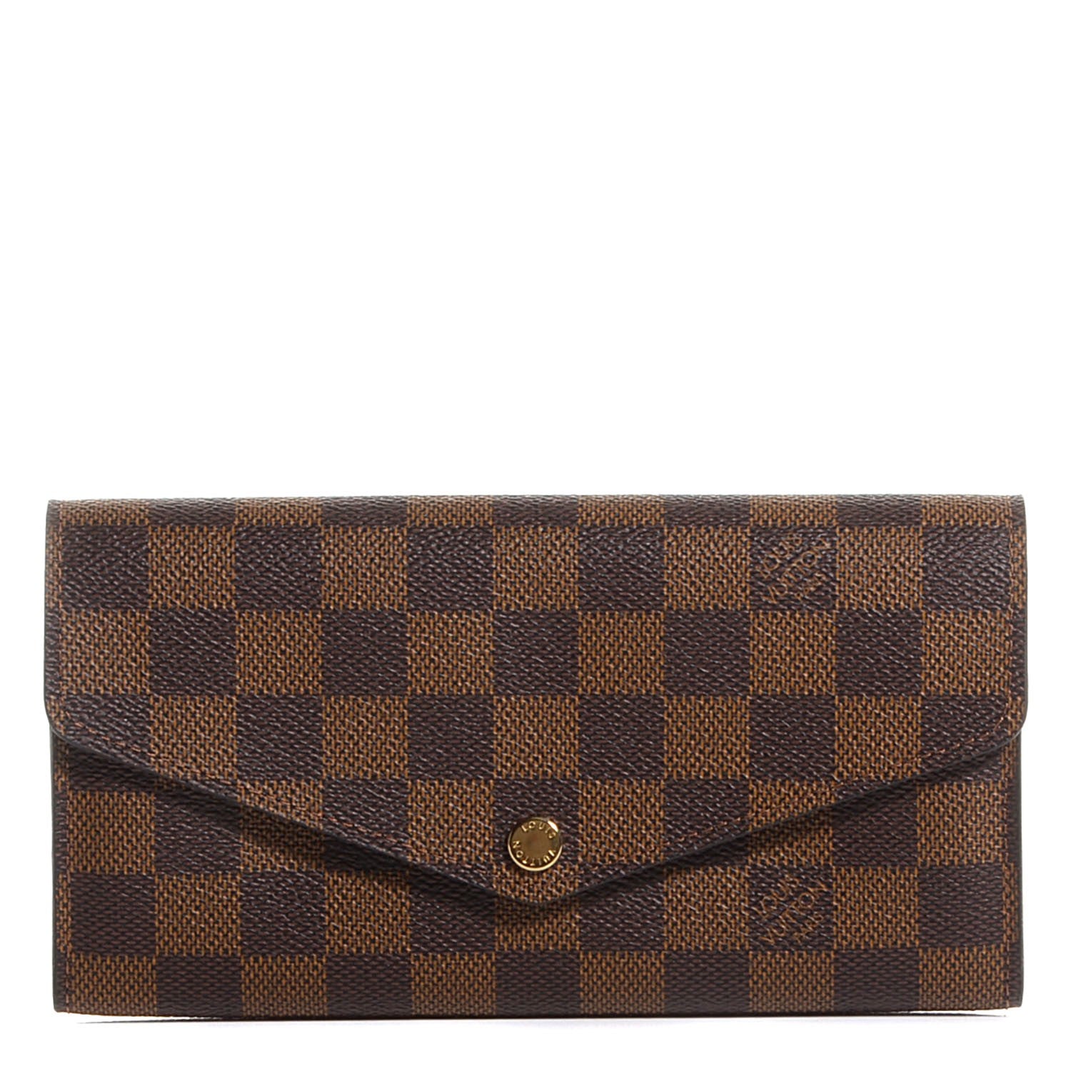Louis Vuitton Damier Ebene Sarah Wallet NM 1 of 7