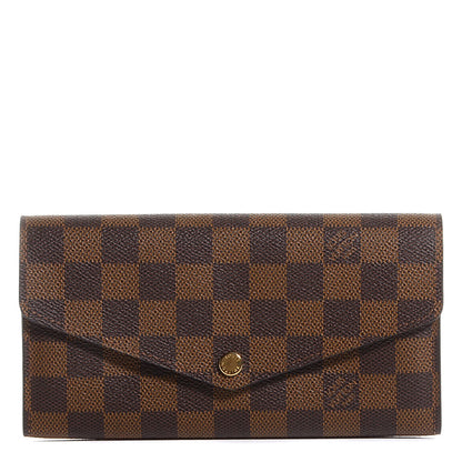 Louis Vuitton Damier Ebene Sarah Wallet NM 1 of 7