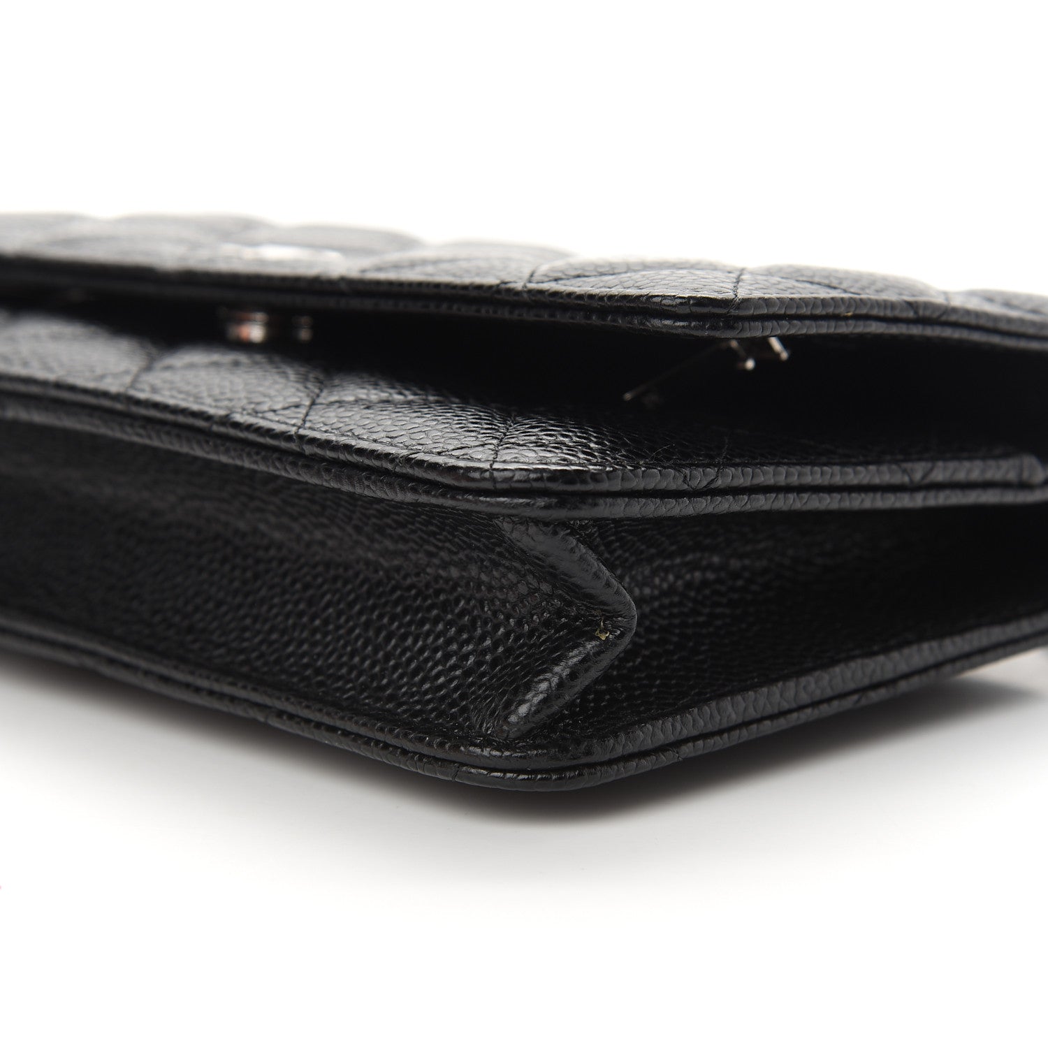 Chanel Caviar Quilted Wallet On Chain WOC Black 10 of 10