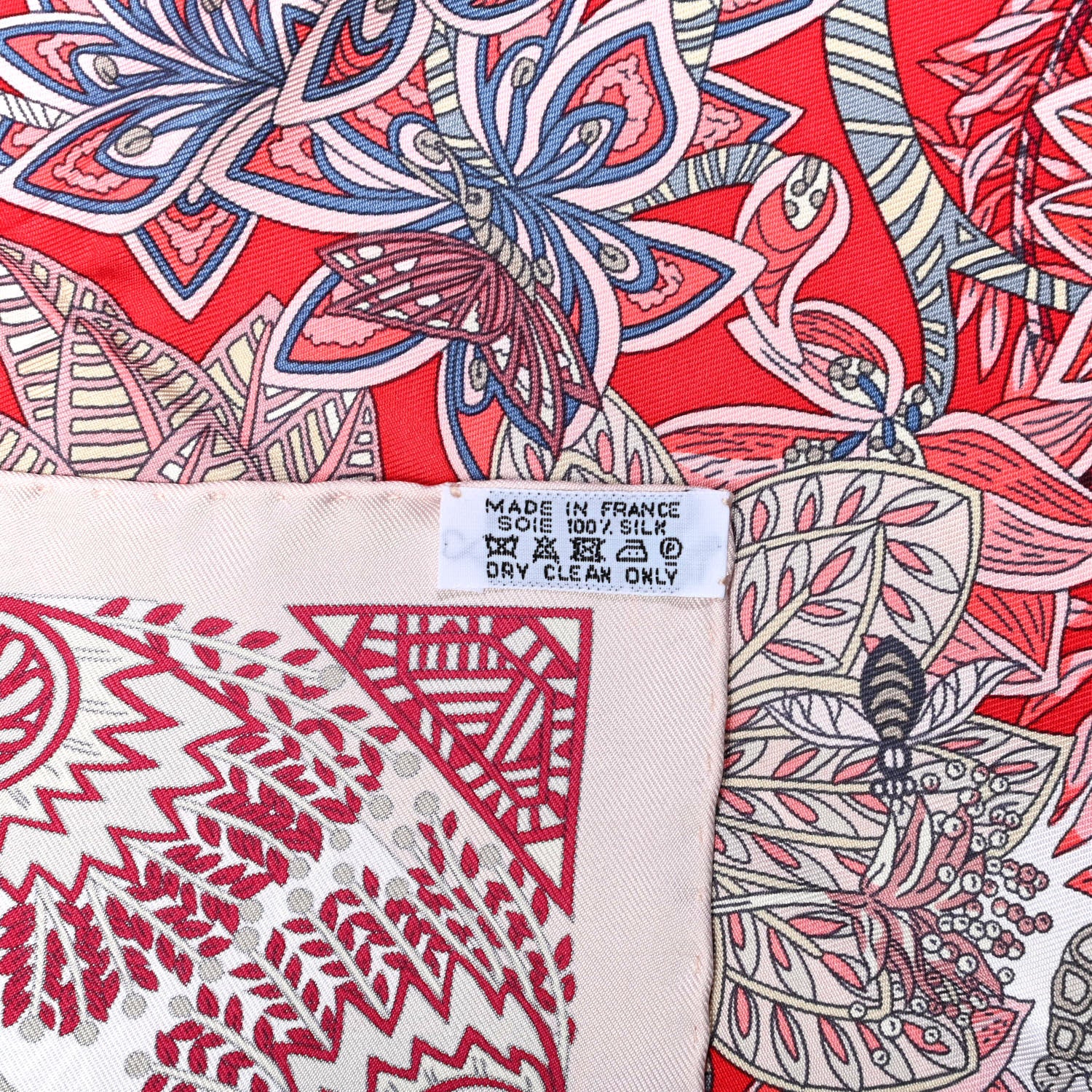 Hermes Silk Maitres De La Foret Scarf 90 Vieux Rose 2 of 6