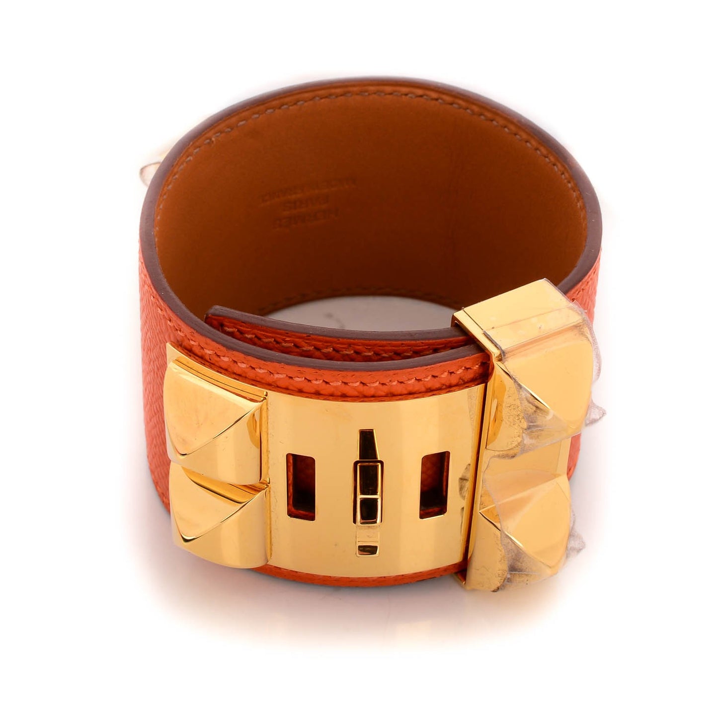 Epsom Collier de Chien CDC Bracelet L Orange