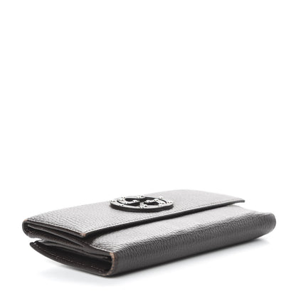 Gucci Calfskin Studded Soho Continental Wallet Dark Brown 4 of 8