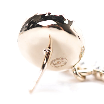 Chanel Crystal Pearl Bow-tiful CC Drop Earrings Gold 4 of 6