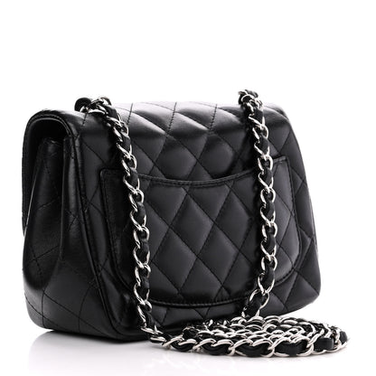 Chanel Lambskin Quilted Mini Square Flap Black 3 of 10