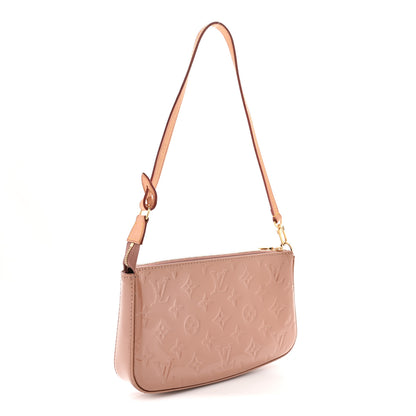 Louis Vuitton Vernis Pochette Accessories NM Rose Velours 3 of 12