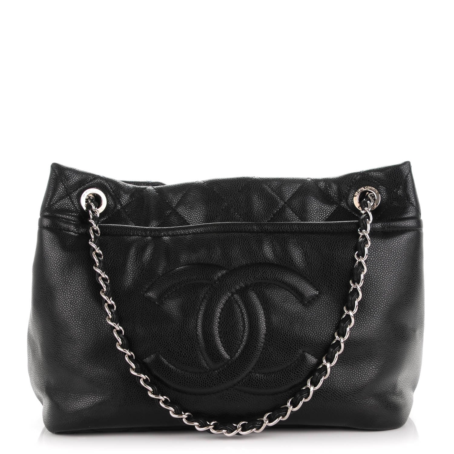 Chanel Caviar Timeless CC Soft Tote Black 1 of 7