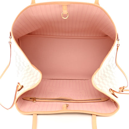 Louis Vuitton Damier Azur Neo Neverfull GM Rose Ballerine 6 of 12