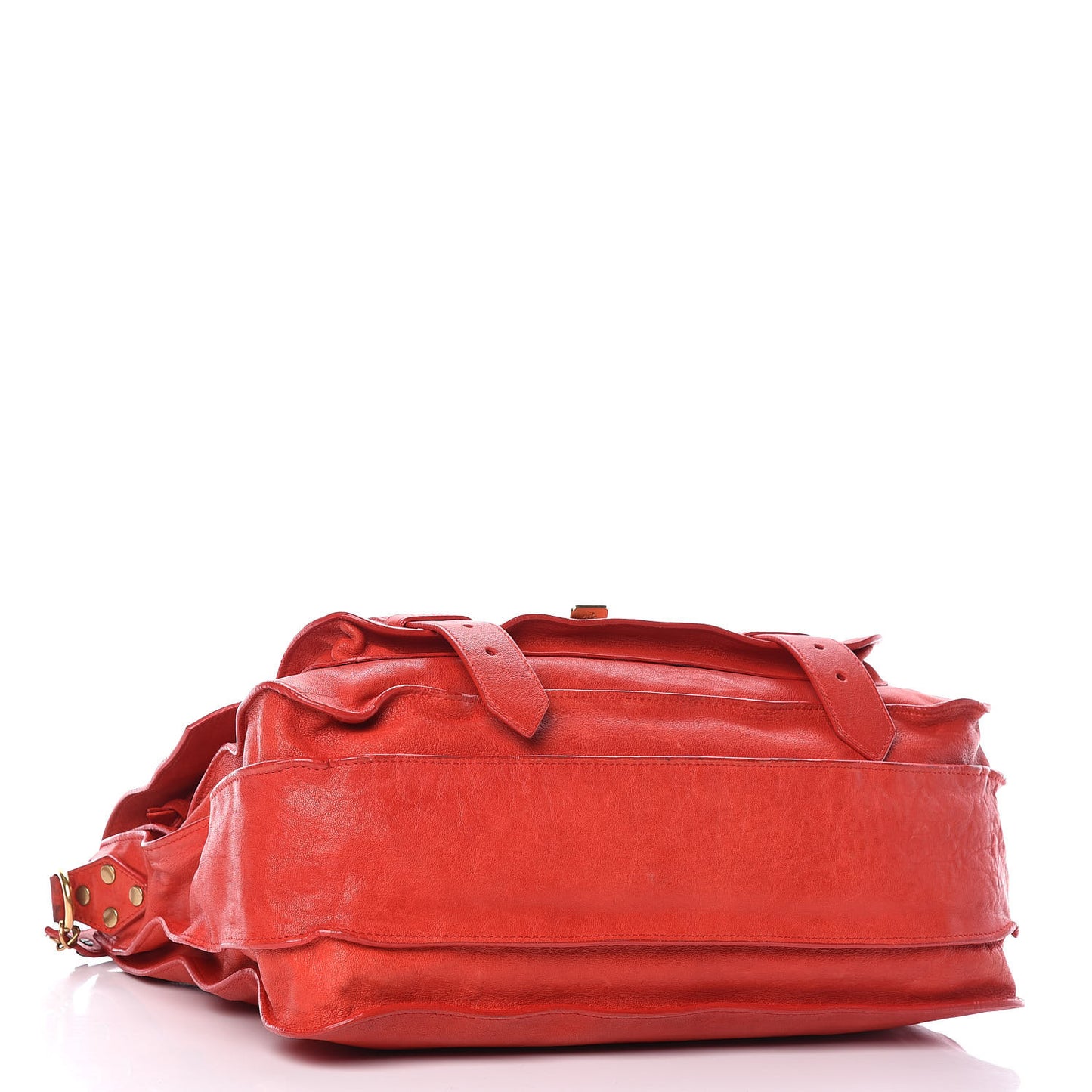 Lambskin PS1 Large Satchel Lipstick Red