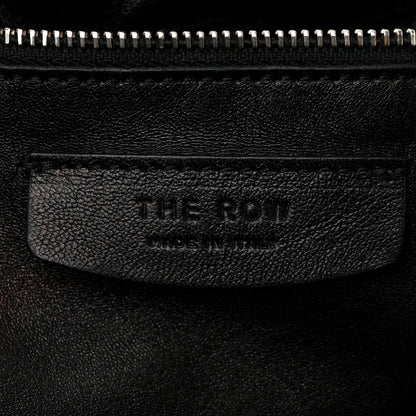 The Row Calfskin Double Circle Bag Black 6 of 11