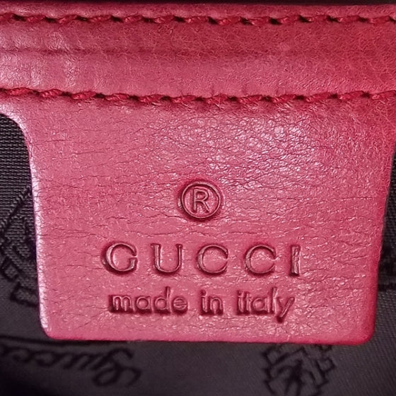 Gucci Python Hysteria Clutch Red 8 of 10