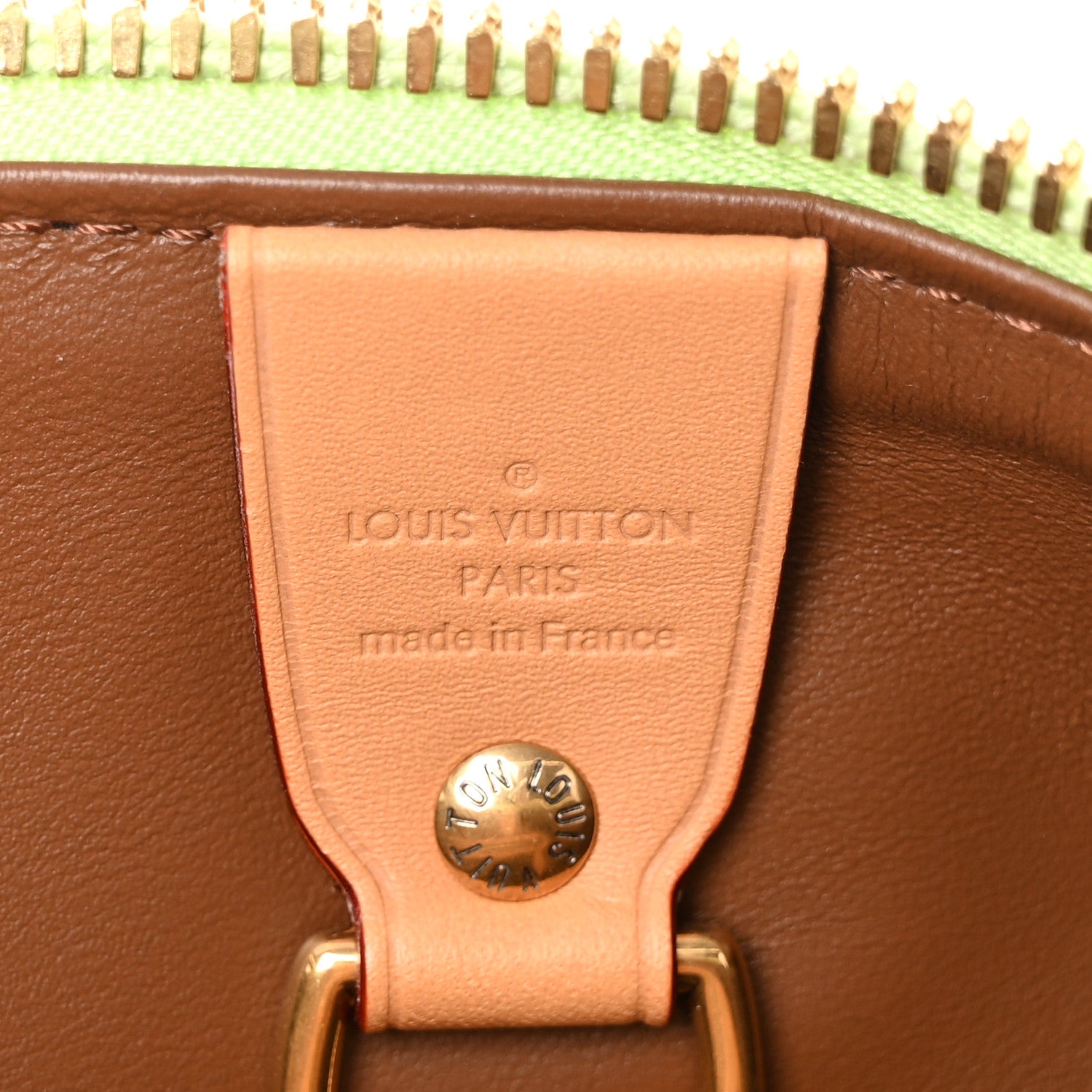 Louis Vuitton Calfskin Monogram Speedy P9 Bandouliere 30 Frozen Lime 7 of 11
