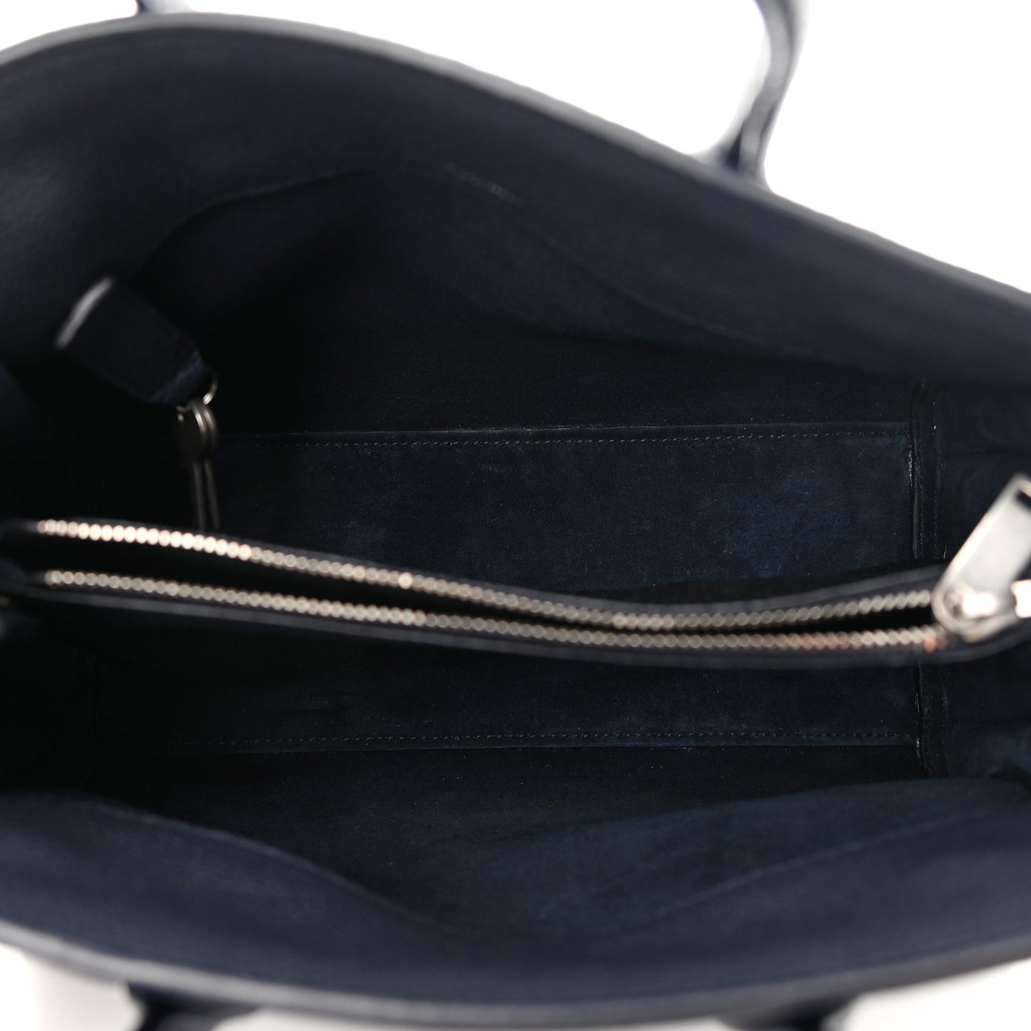 Grained Calfskin Baby Supple Sac De Jour Navy