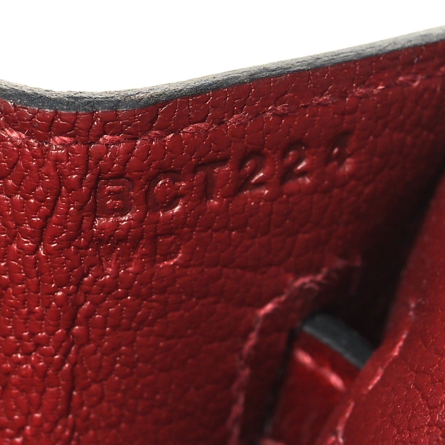 Box Birkin Sellier 25 Rouge H