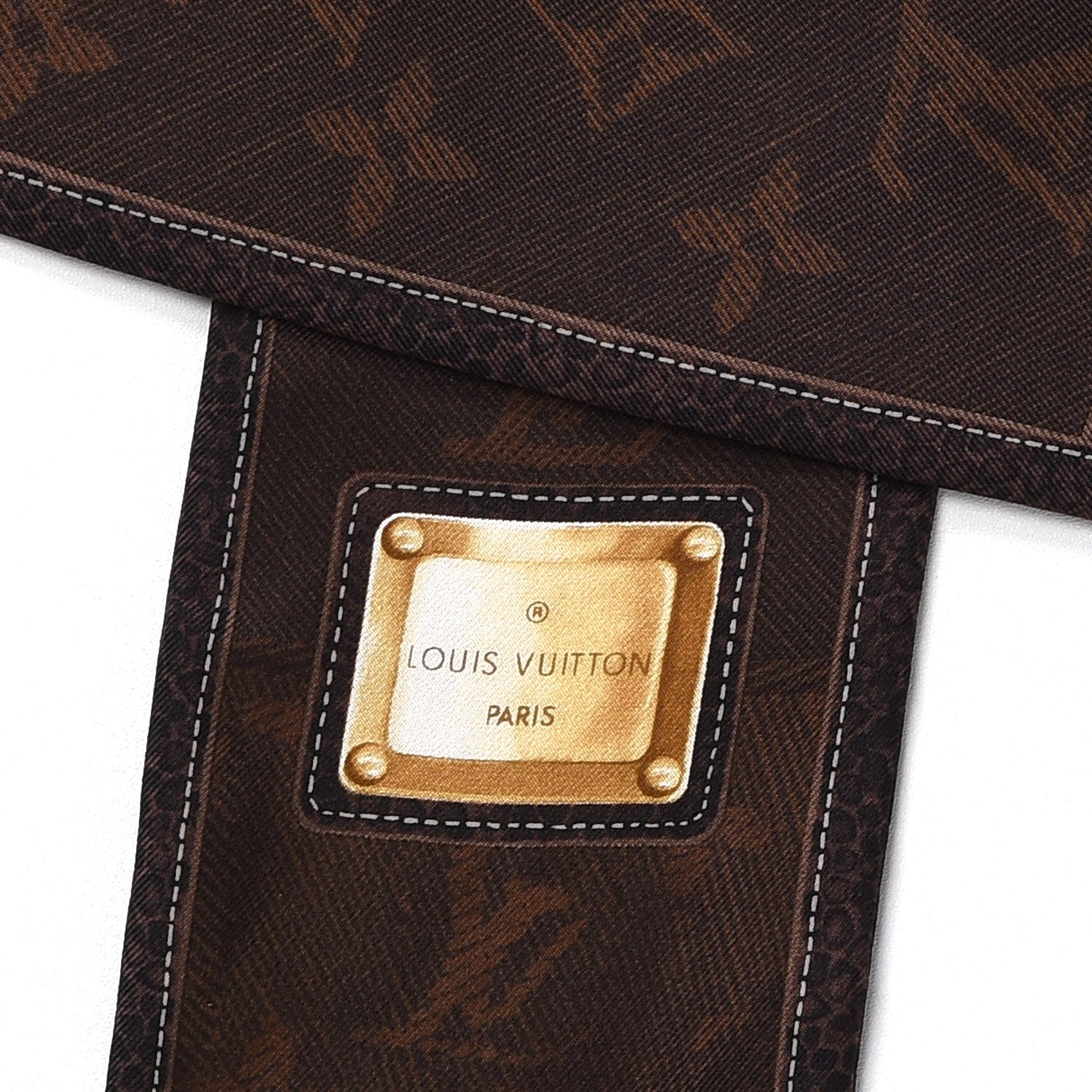 Louis Vuitton Silk Monogram New Denim Bandeau Ebene 3 of 5