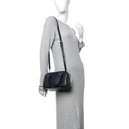 Gucci Soft Microguccissima Small Crossbody Bag Blue 3 of 19