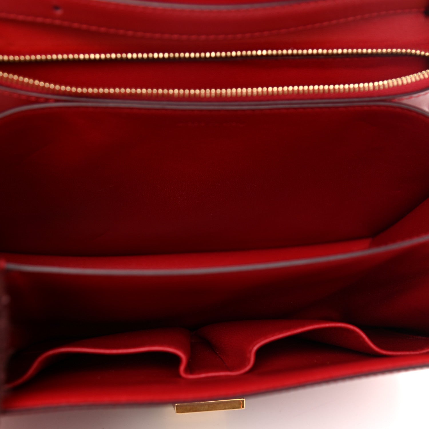 Celine Box Calfskin Medium Classic Box Flap Bag Red 6 of 9