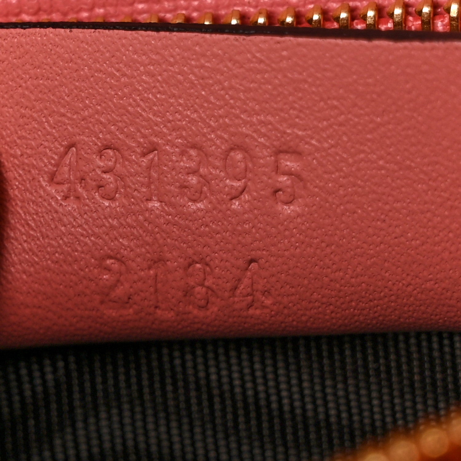 Gucci GG Supreme Monogram Face Embroidered Chain Wallet Pink 7 of 10
