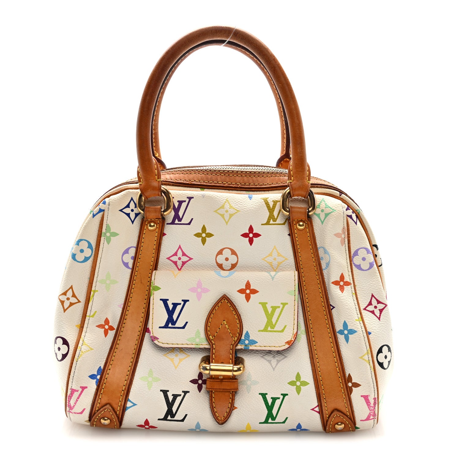 Louis Vuitton Monogram Multicolor Priscilla White 1 of 9