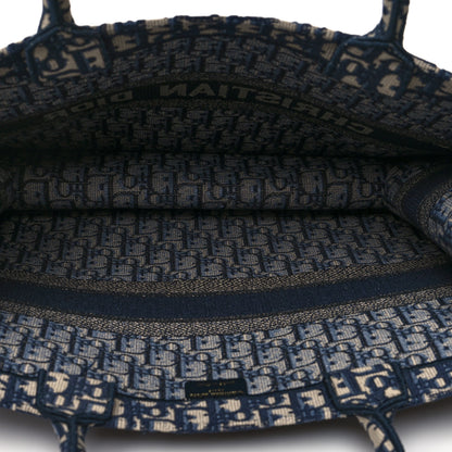 Christian Dior Oblique Large Book Tote Blue Multicolor 5 of 10