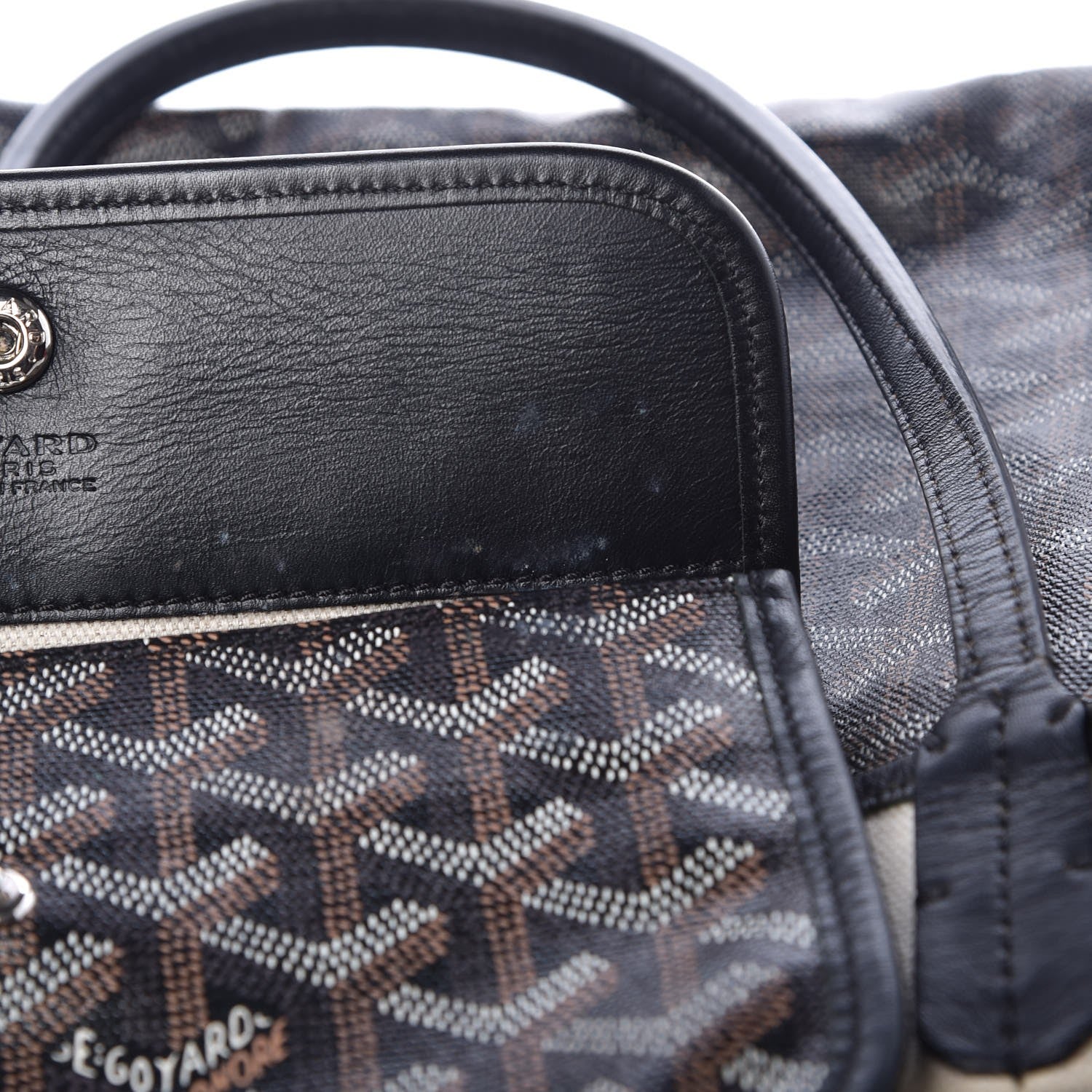 Goyard Goyardine Saint Louis PM Black 11 of 15