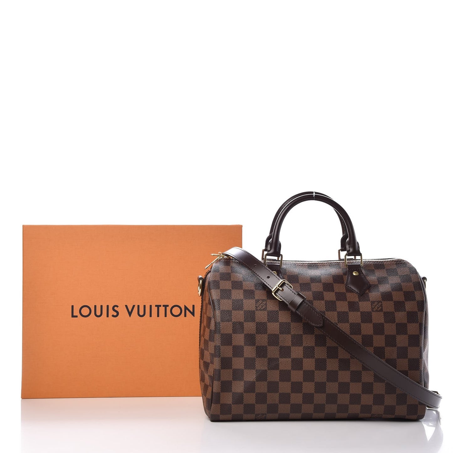 Damier Ebene Speedy Bandouliere 30