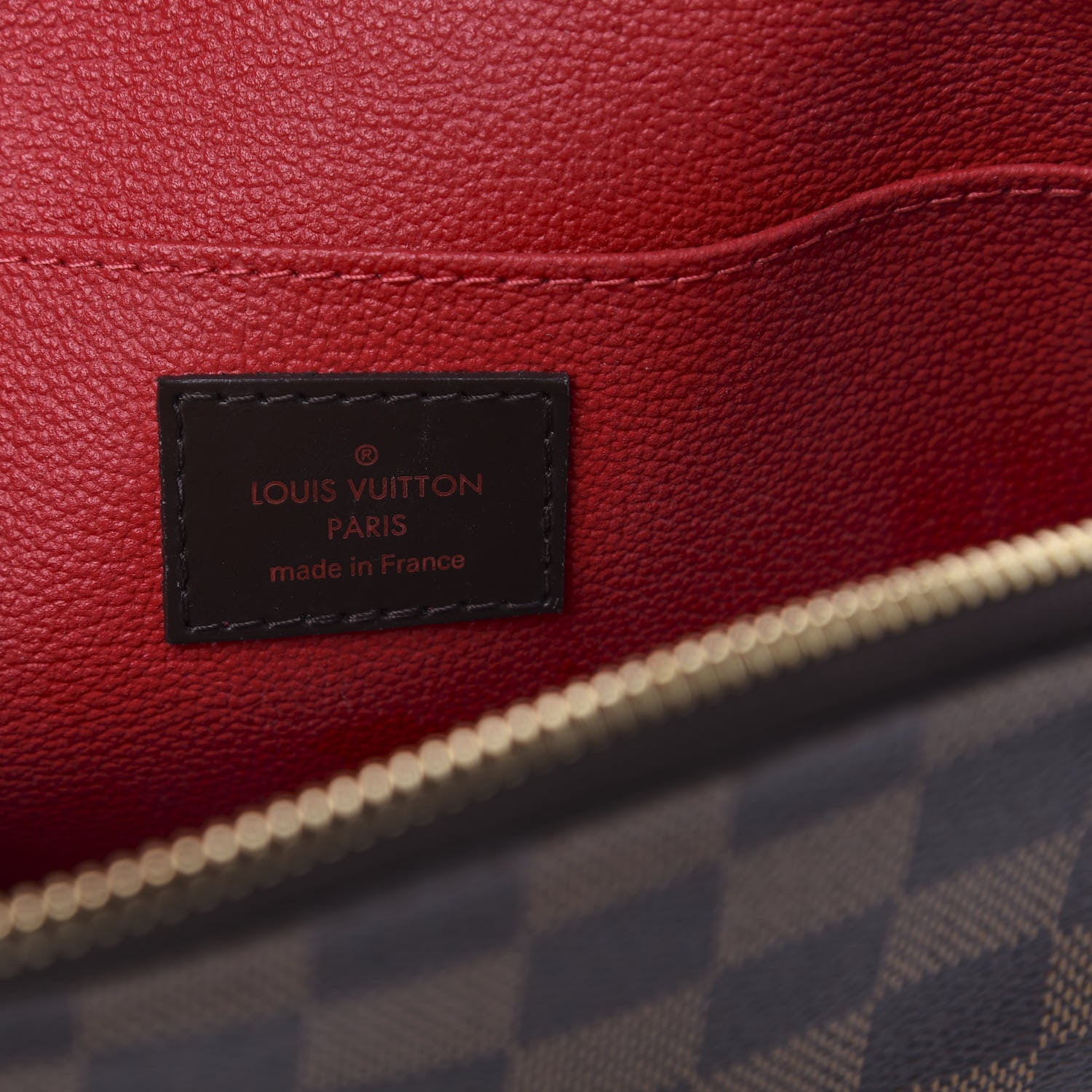 Louis Vuitton Damier Ebene Cosmetic Pouch GM 6 of 9
