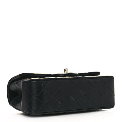 Chanel Lambskin Quilted Mini Top Handle Rectangular Flap Black 4 of 15