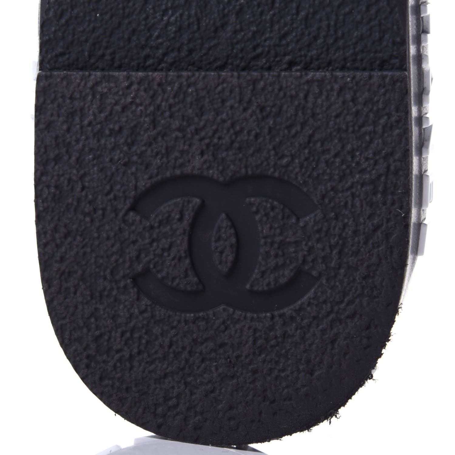 Chanel Lambskin Quilted CC Espadrille Slip On Sandals 40 Black 8 of 11
