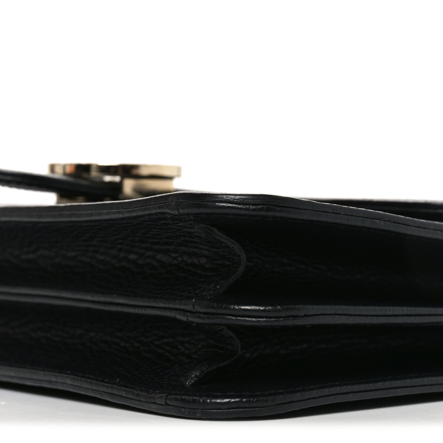Gucci Dollar Calfskin Interlocking G Shoulder Bag Black 10 of 11