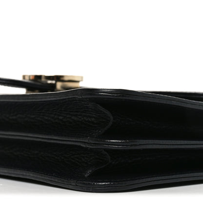 Gucci Dollar Calfskin Interlocking G Shoulder Bag Black 10 of 11