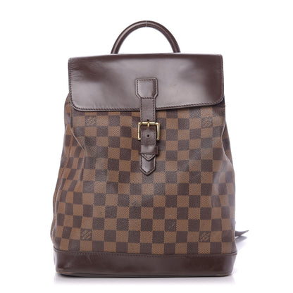 Louis Vuitton Damier Ebene Soho Backpack 1 of 15