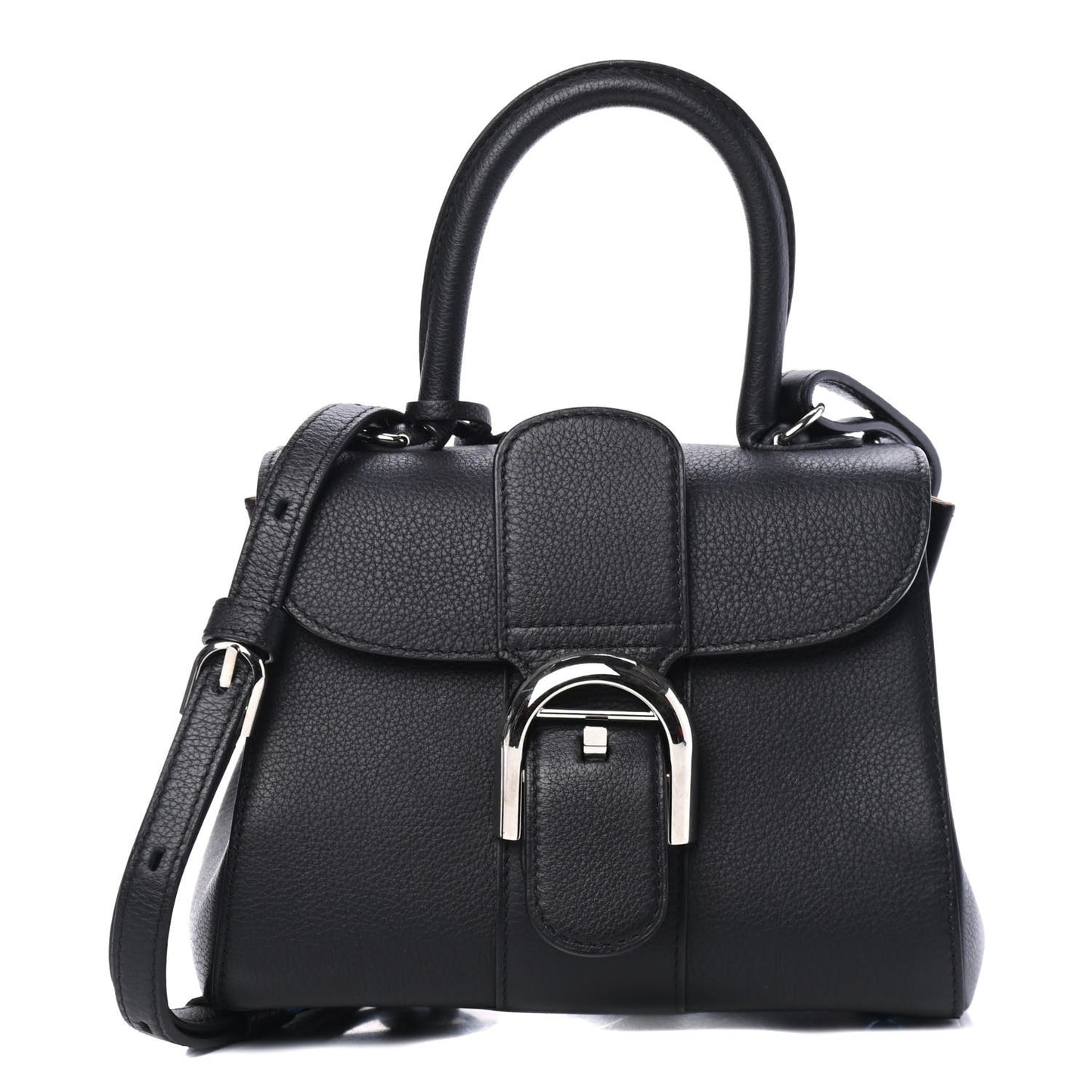 Calfskin Mini Brillant Satchel Black