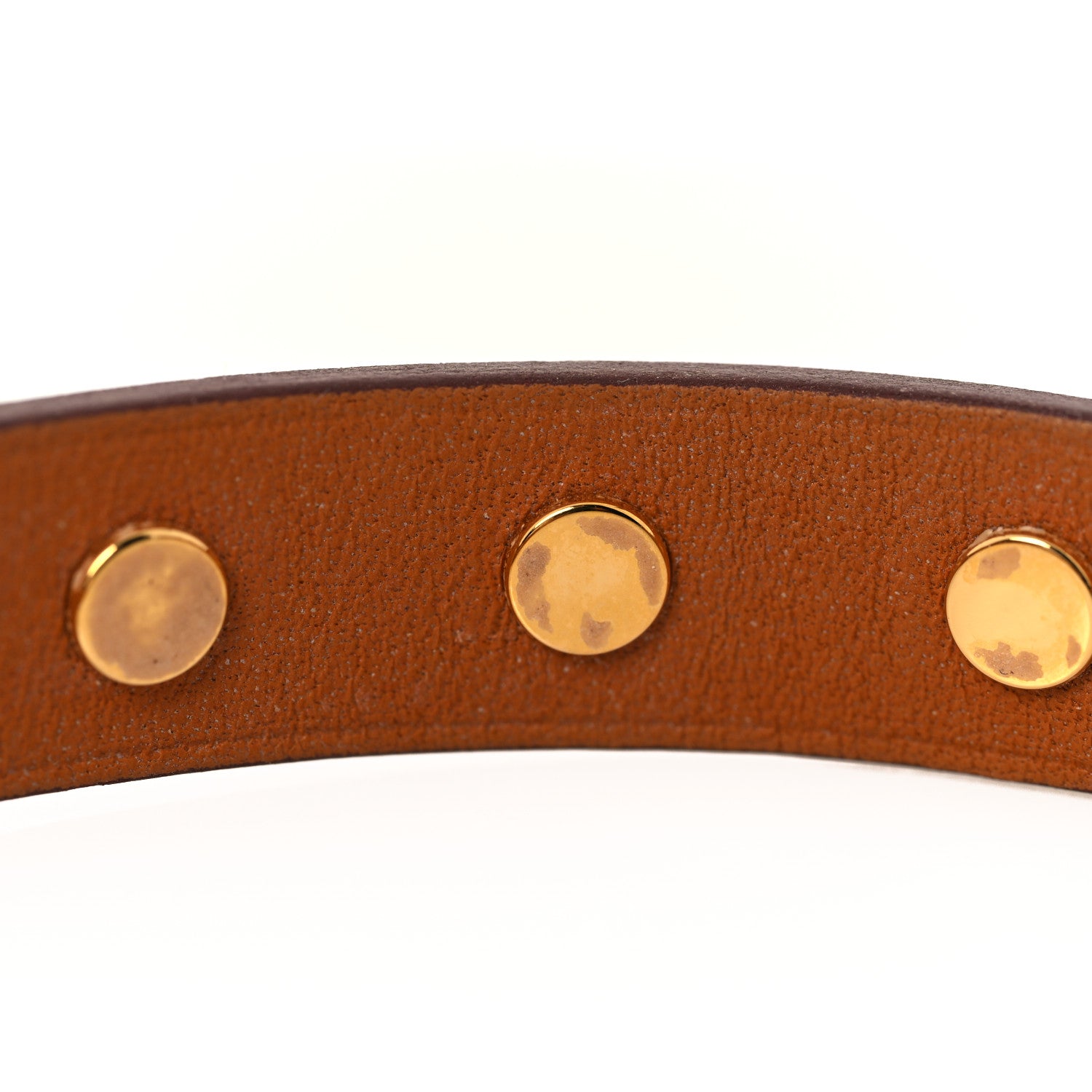 Hermes Swift Mini Dog Clous Ronds Bracelet T1 Gold 7 of 10