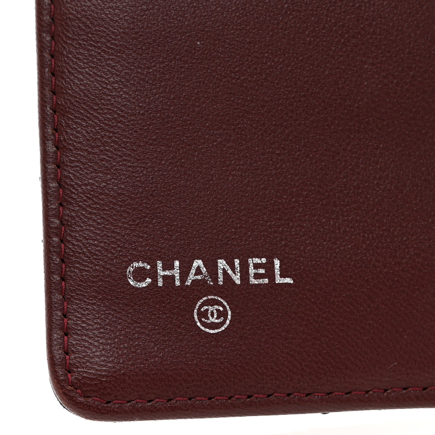 Lambskin Quilted Yen Wallet Black