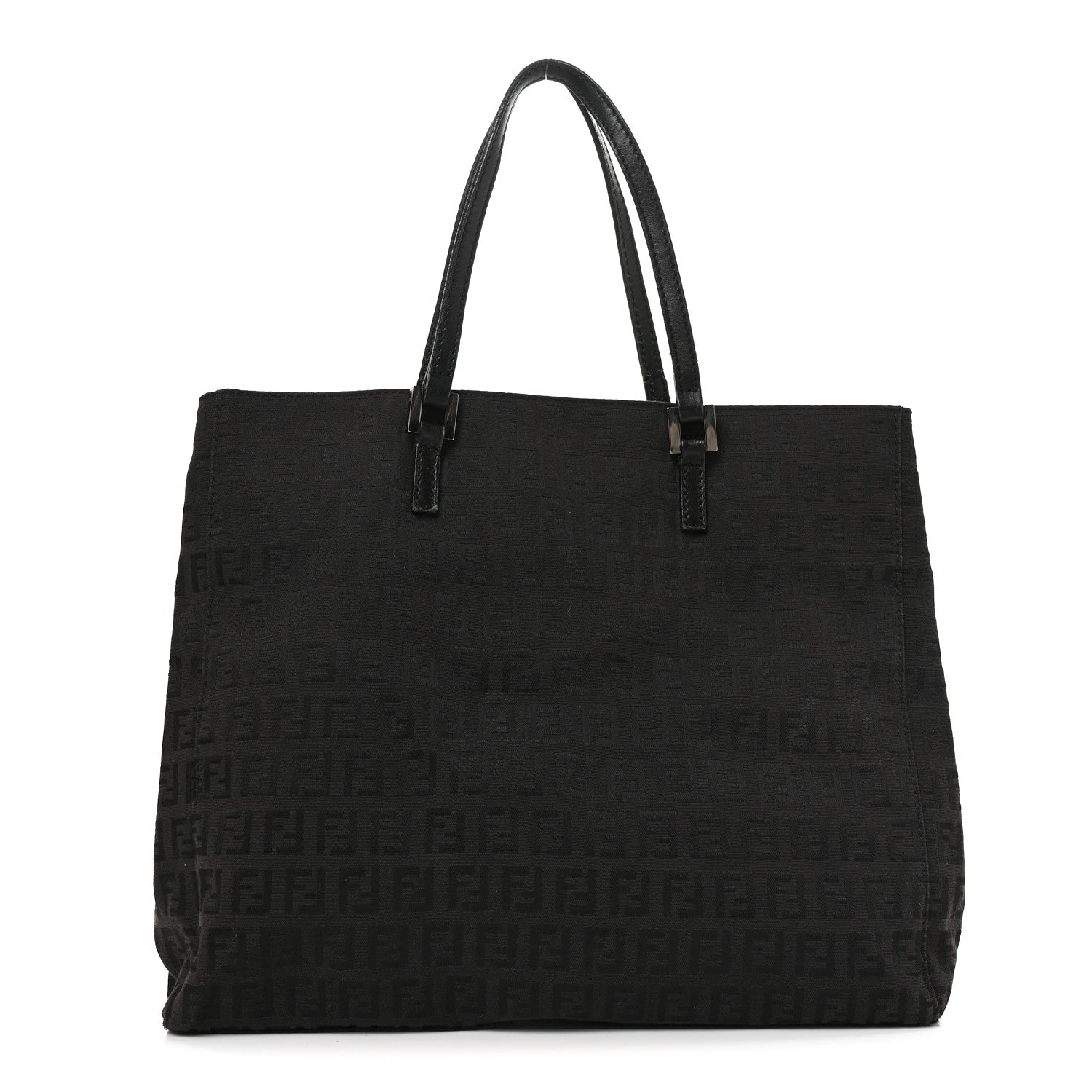 Fendi Zucchino Small Tote Black 1 of 9