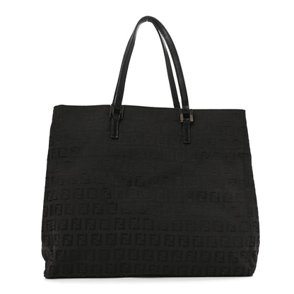 Fendi Zucchino Small Tote Black 1 of 9